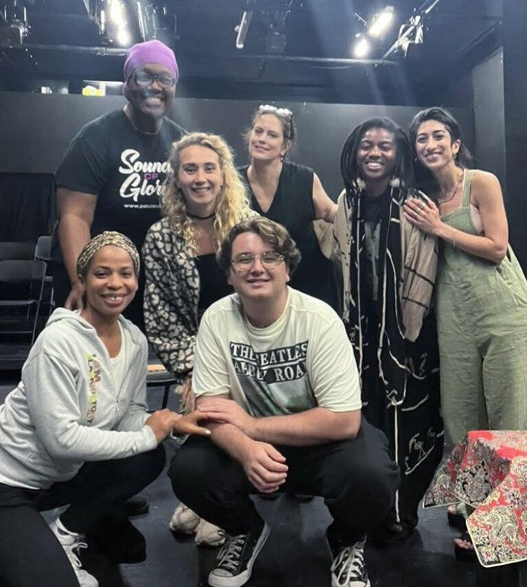 Stella Adler students after the performance — NYC
